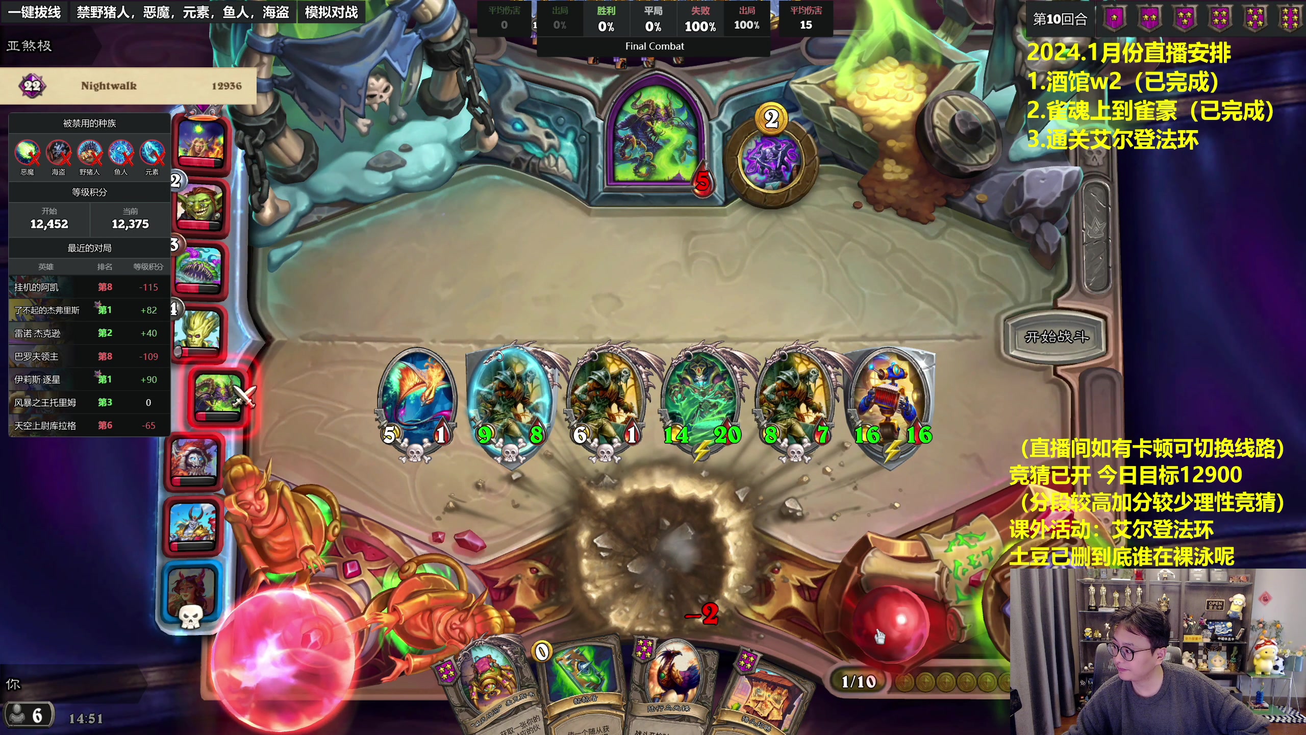 【2024-01-20 14点场】衣锦夜行：土豆删了我无敌了，登顶开始！