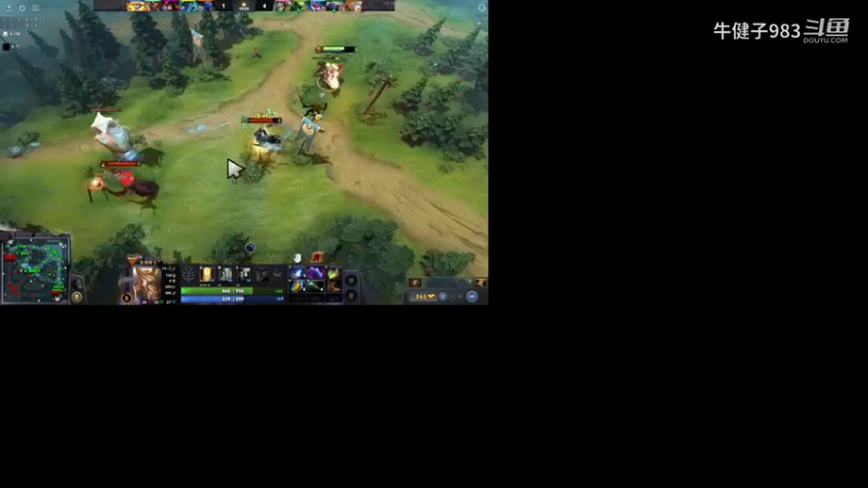 惨兮兮活久见DOTA2四号位全能骑士败北，阵容拿的跟对面差一个档次，玩的还浪，一个个送