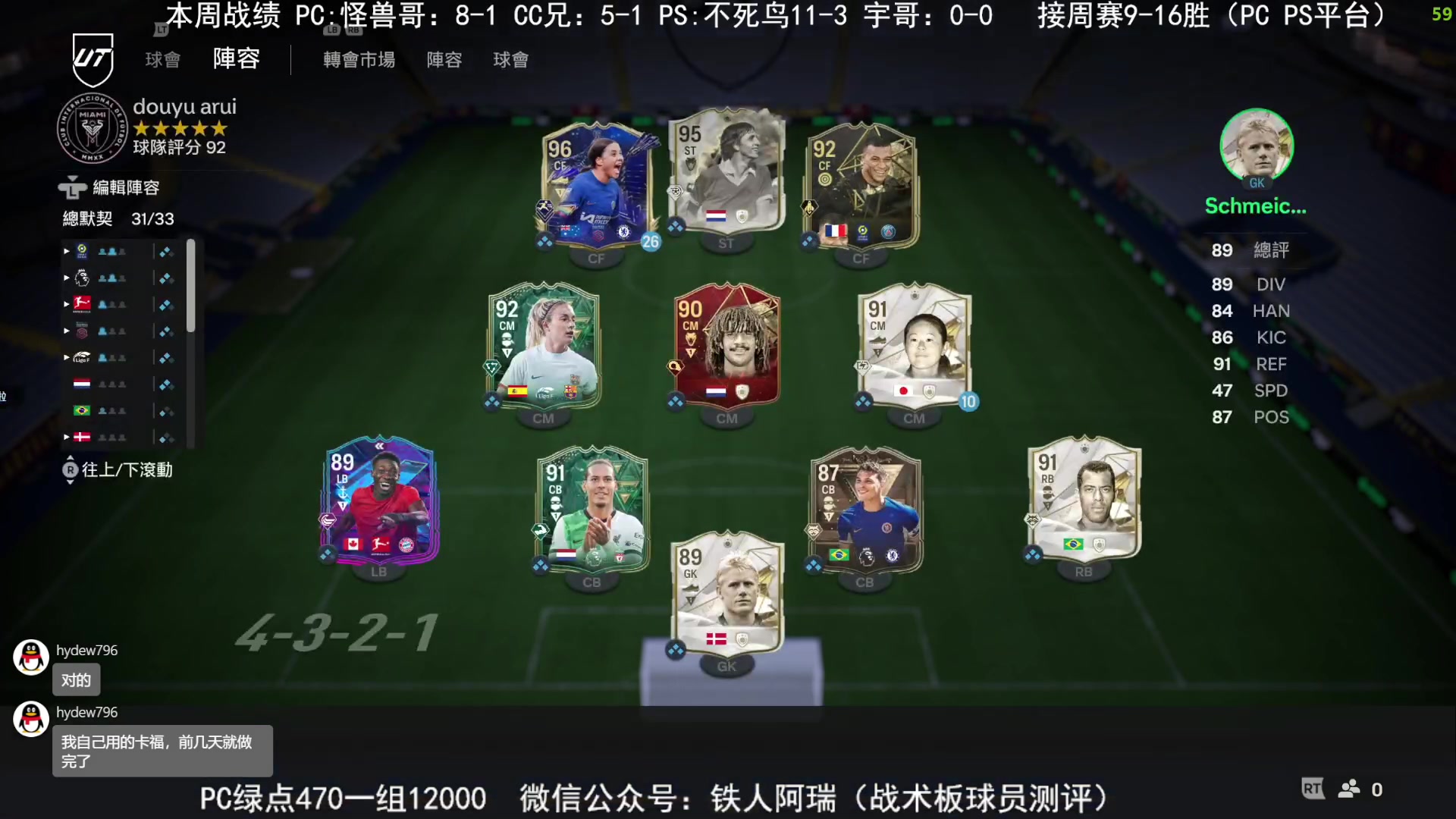 【2024-1-21 12点场】铁人阿瑞:年度蓝周赛冲  FC24