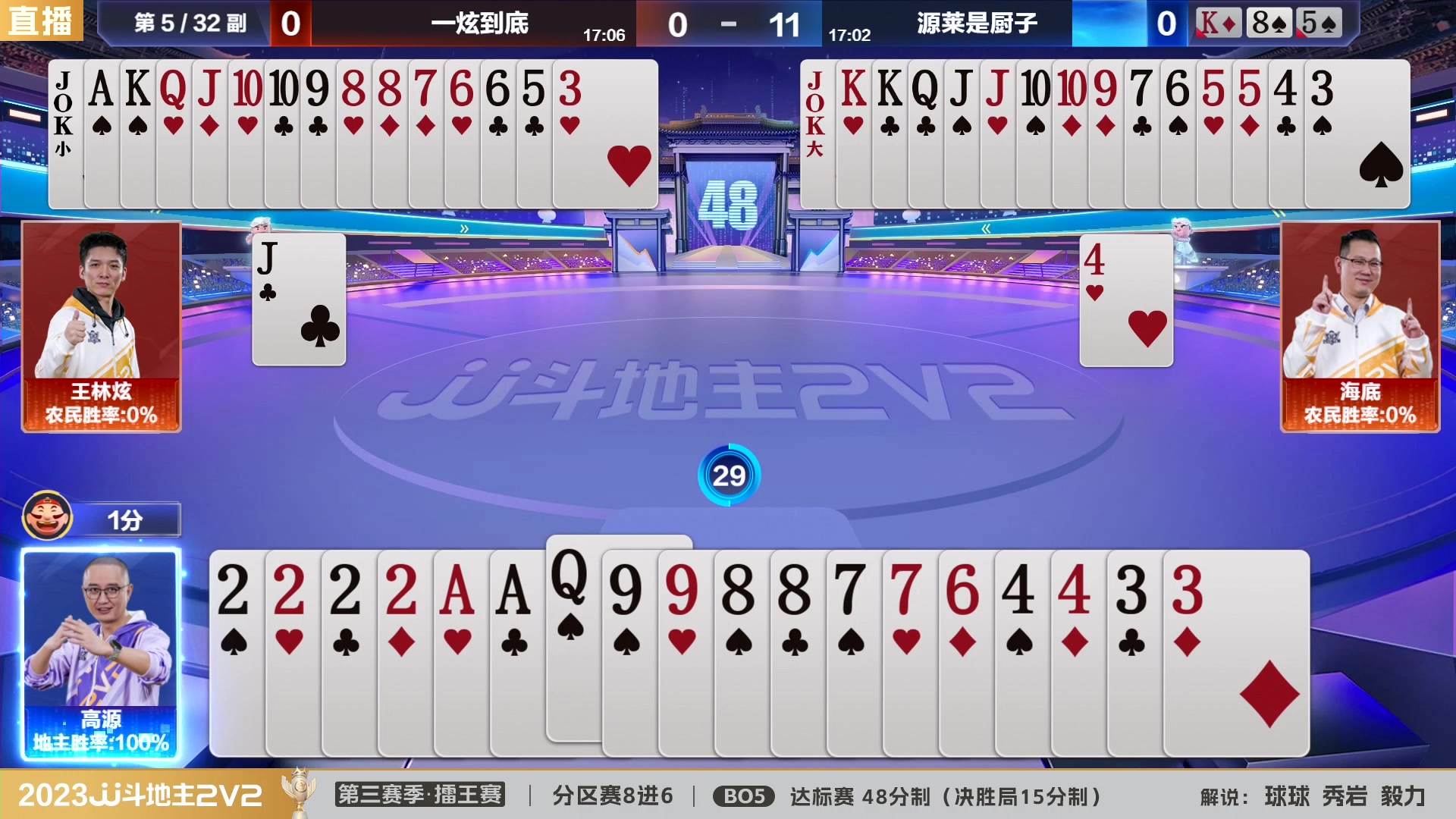 【2024-01-25 18点场】JJ斗地主官方：2V2擂王赛第三赛季