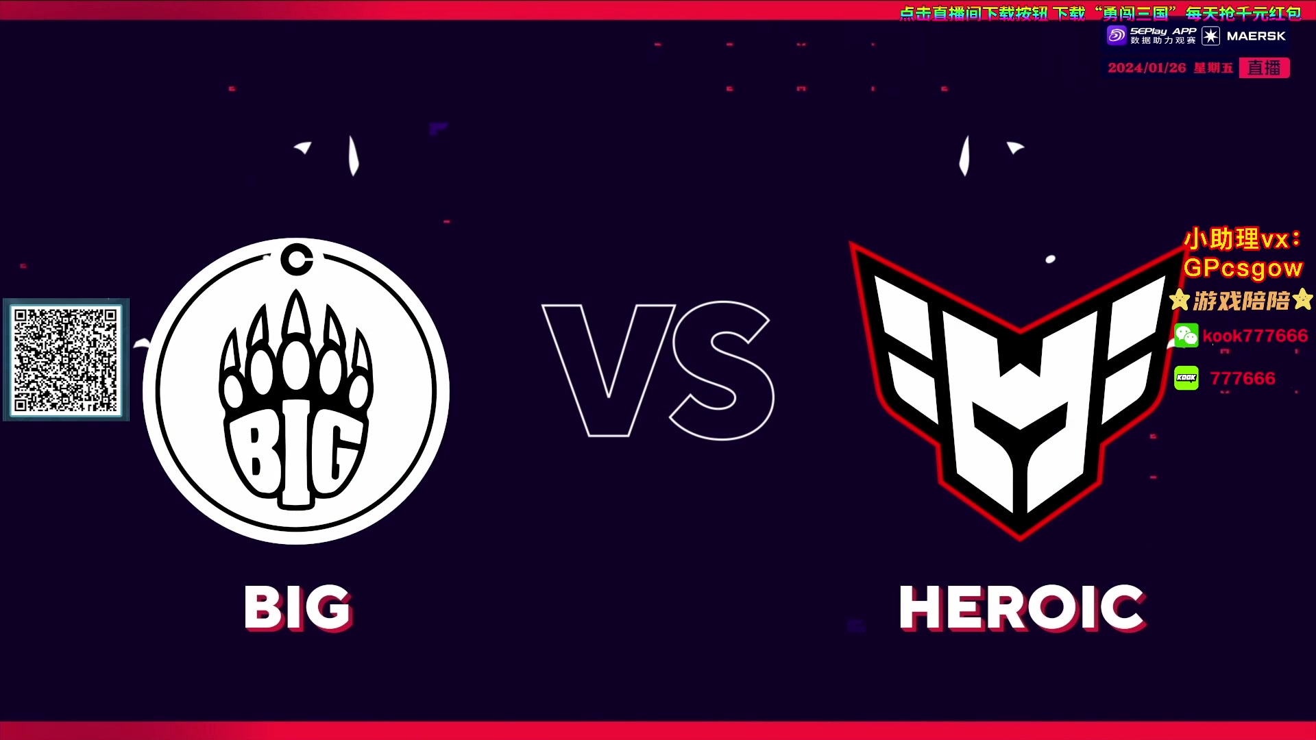 【2024-01-26 02点场】玩机器丶Machine：HEROIC VS BIG BO3!