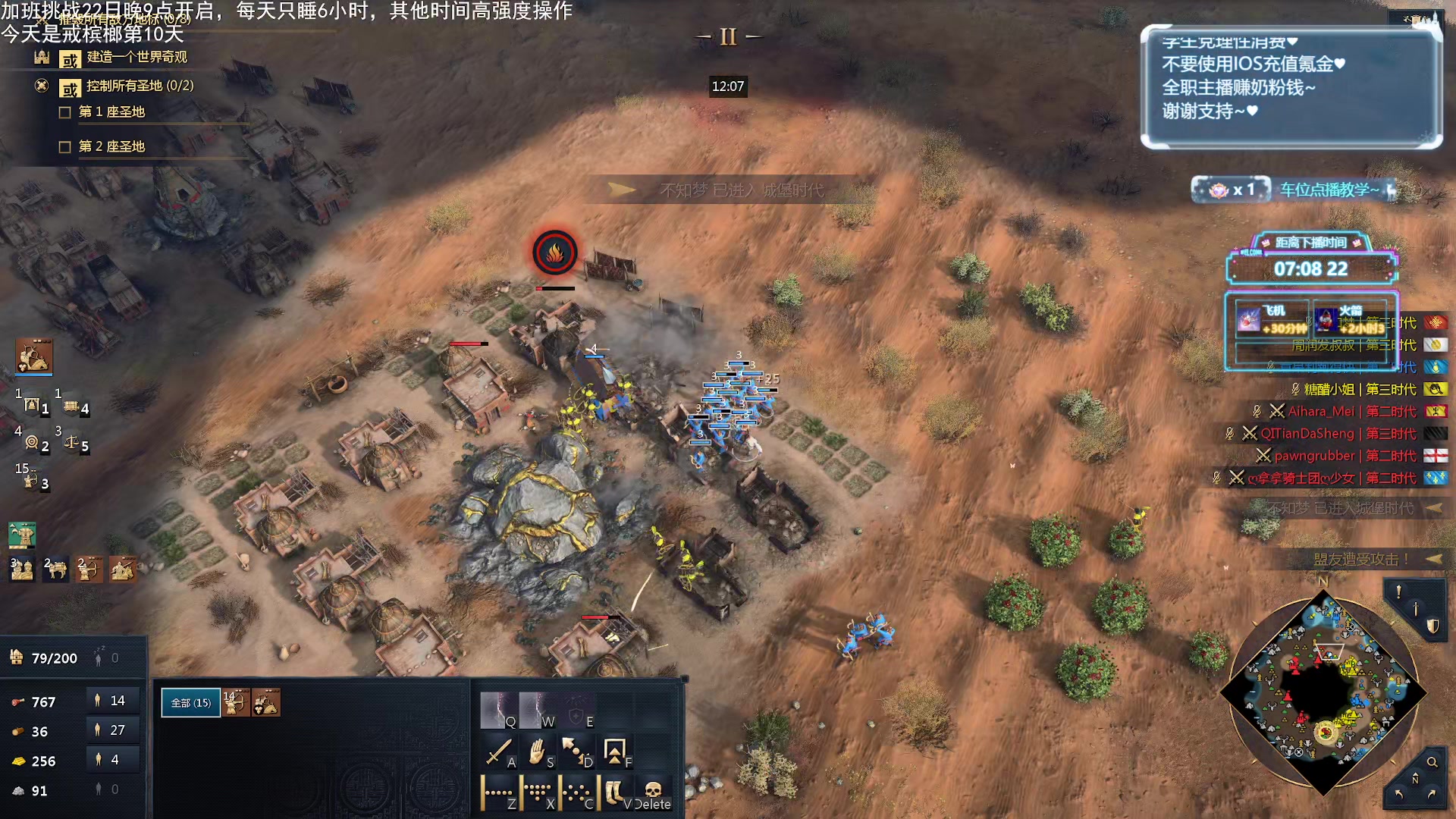 【2024-01-25 23点场】顾非池：帝国时代Ⅳ第二上第一顶分局操作