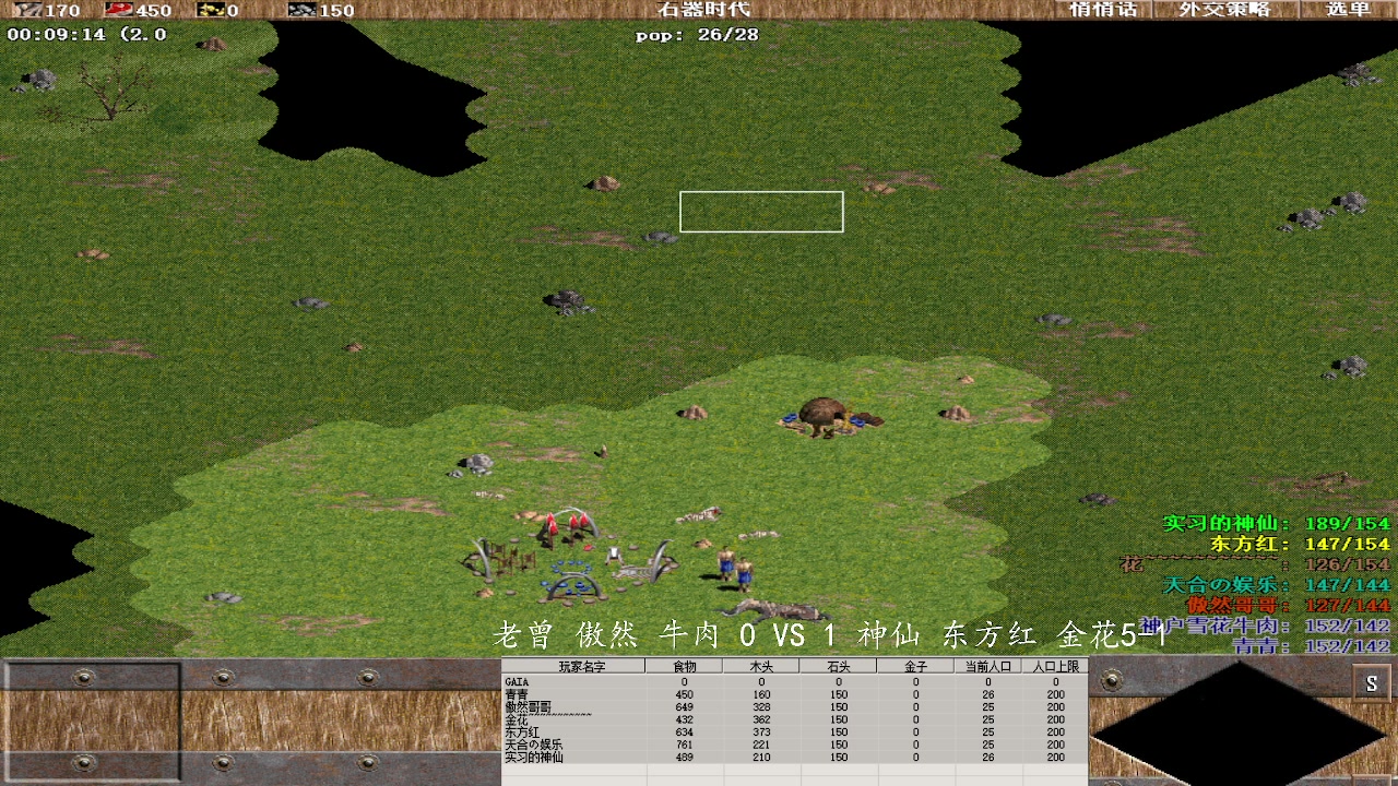 老曾 傲然 牛肉 2 VS 3 神仙 东方红 金花5-1