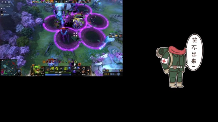 惨兮兮dota2三号位屠夫帕吉败北