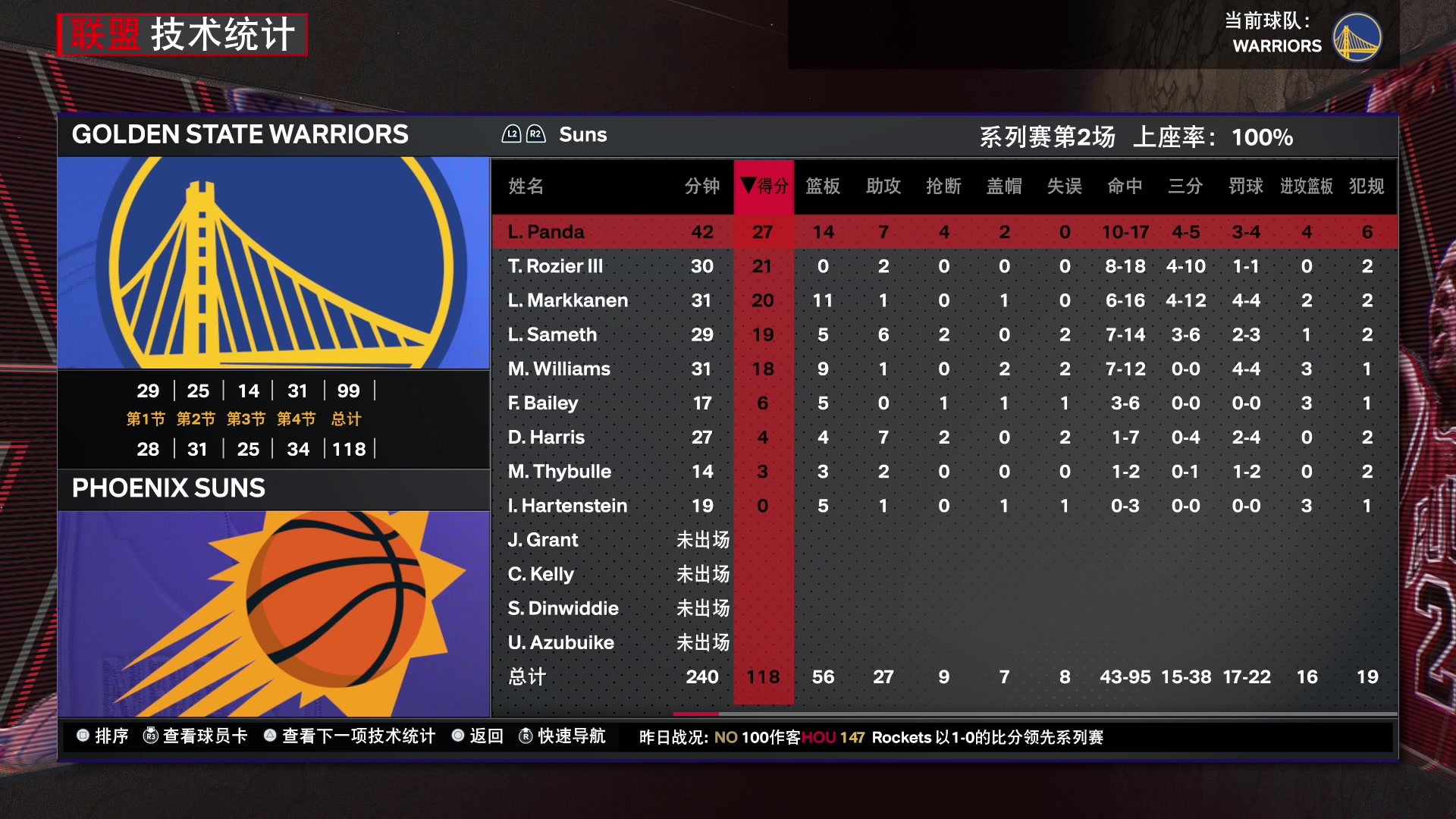 【2024-01-30 21点场】孟孟孟孟辰：NBA2K24水友赛，欢迎加入