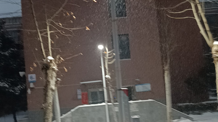 大雪纷飞