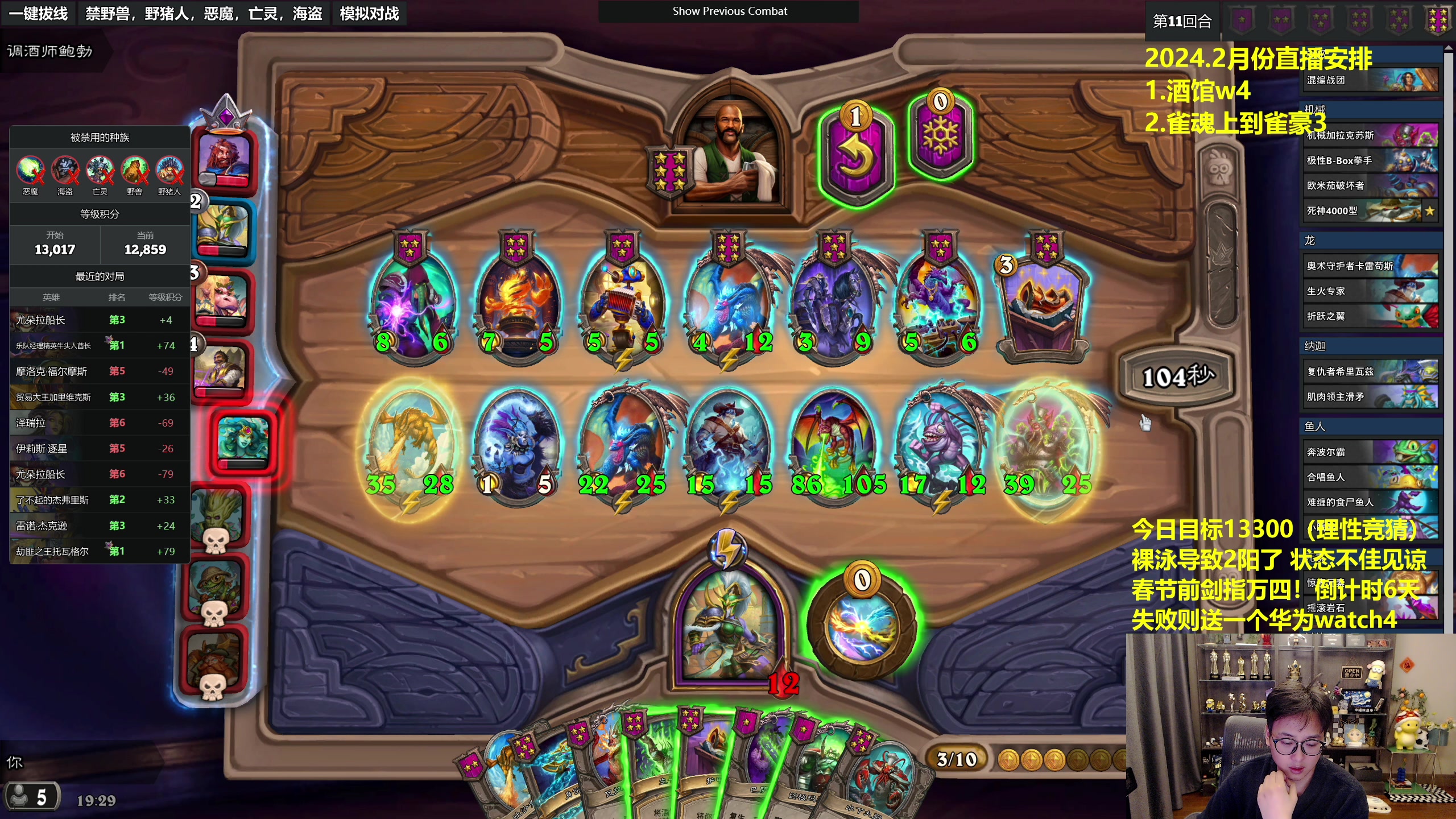 【2024-02-04 19点场】衣锦夜行：春节前剑指万4！倒计时6