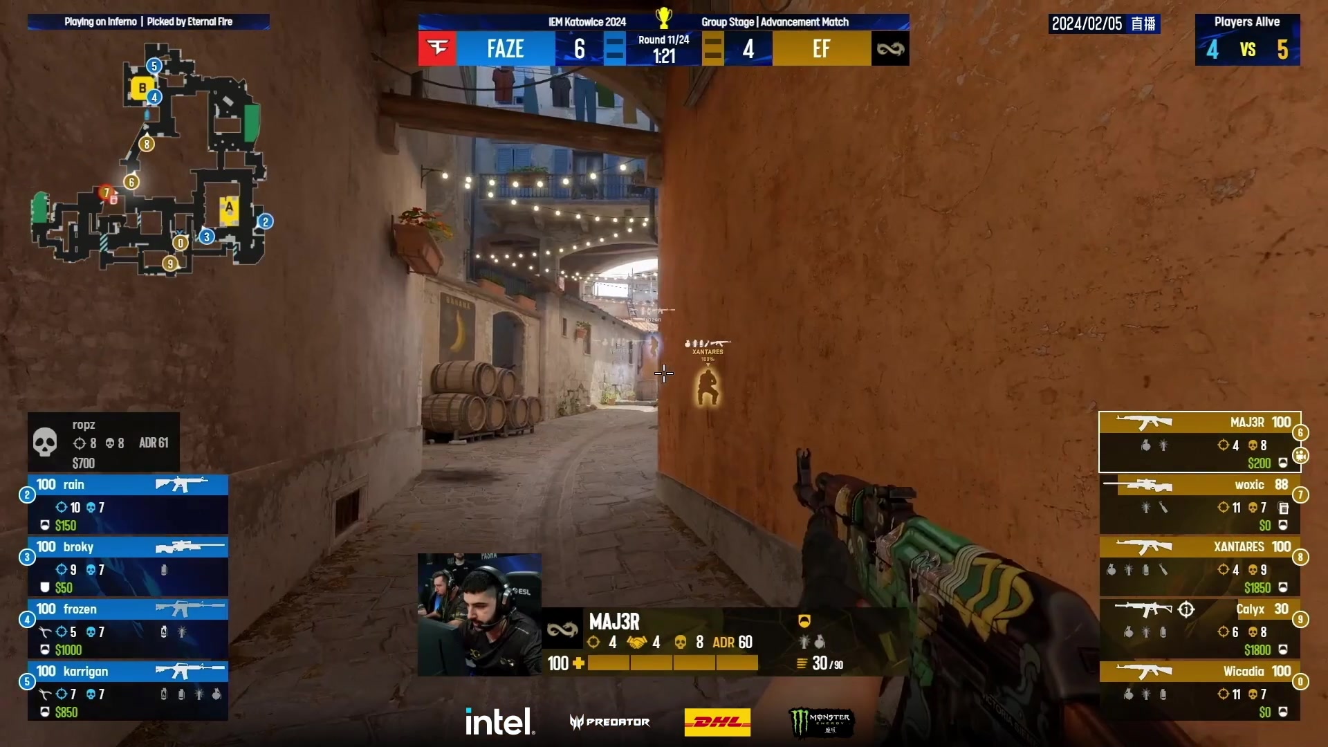 【2024-02-05 03点场】CSGO百岁三：双倍升级 Cloud9 vs Mouz