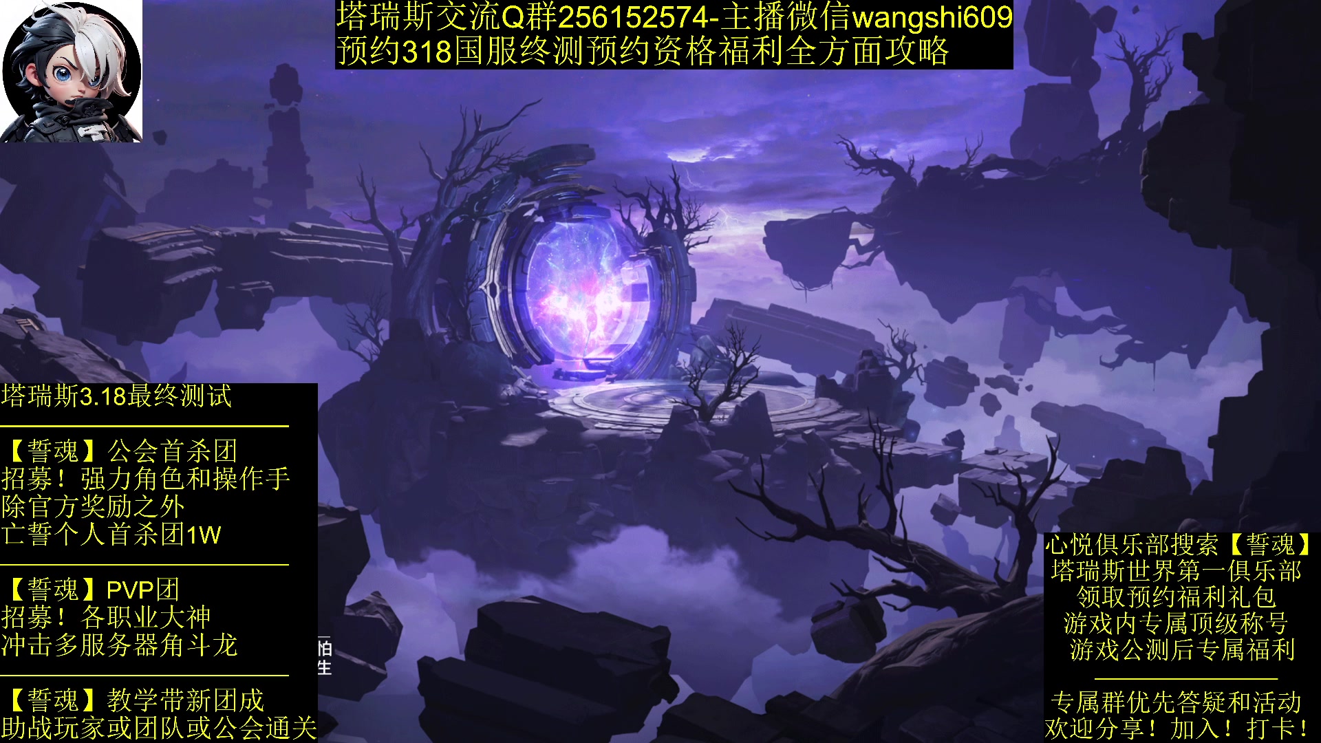 【2024-02-07 10点场】亡誓Wang：招募终测-有问必答