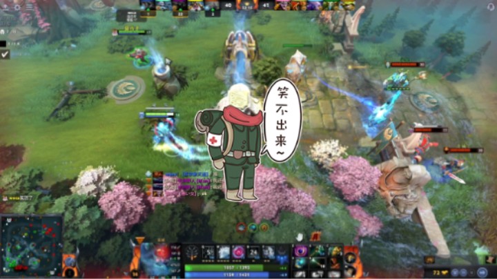 惨兮兮dota2五号位巫妖败北，遇见巨婴火猫灰烬之灵突然不打了呵呵