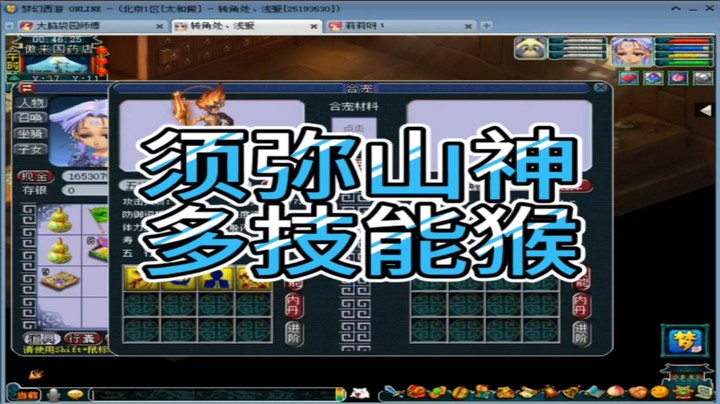 梦幻西游须弥山神多技能猴