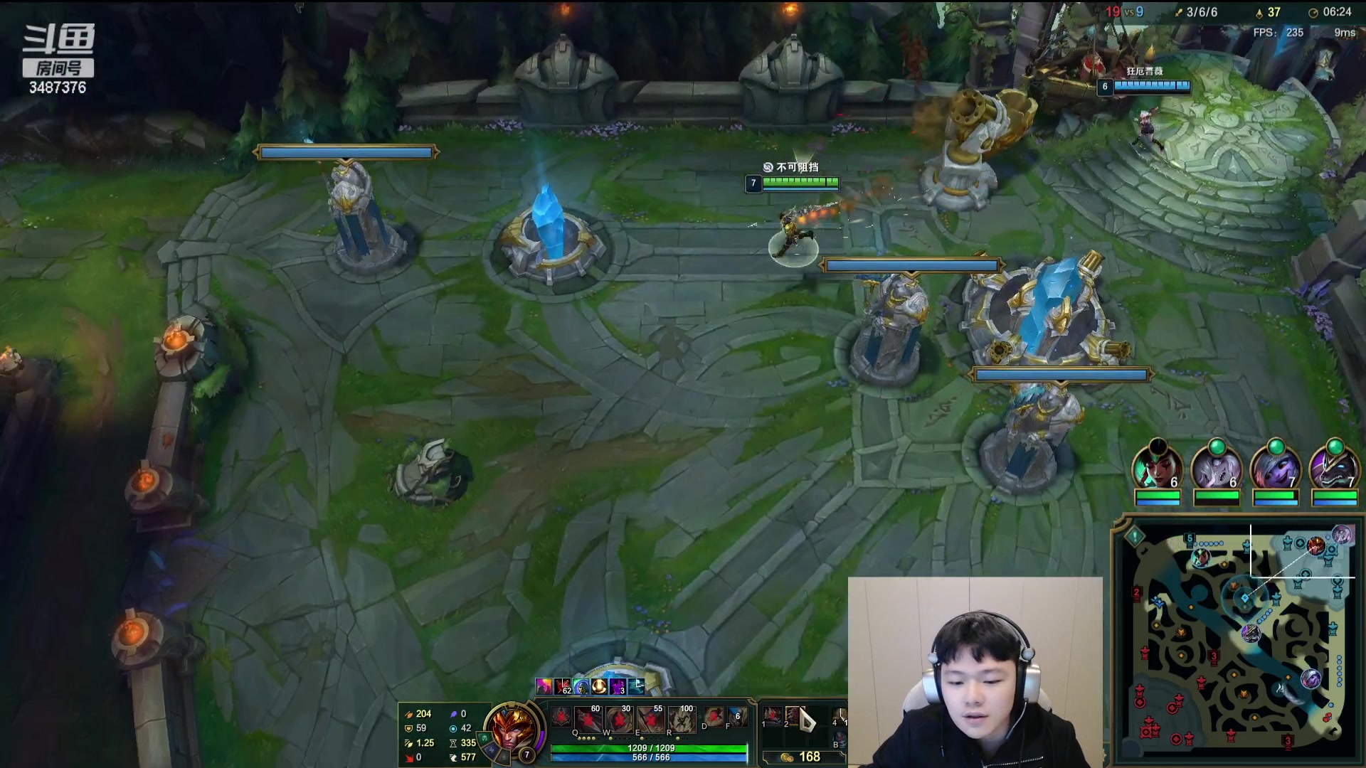 【2024-02-08 22点场】辛巴imb丶丶：无限火力  不死盖伦