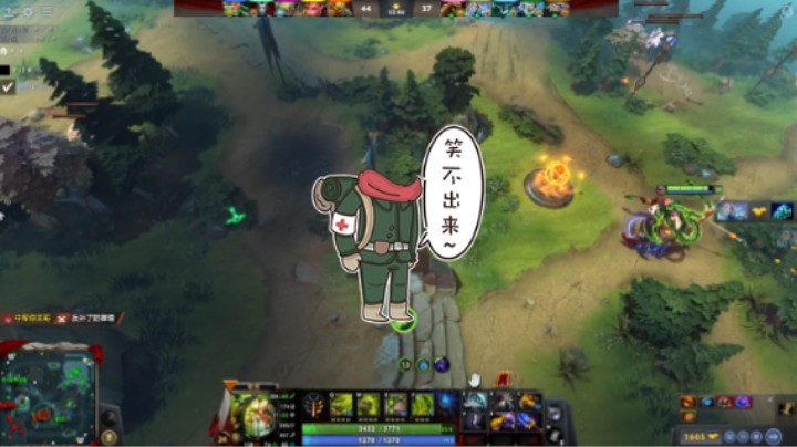 惨兮兮dota2三号位屠夫帕吉败北，一号位小狗噬魂鬼全场除了叽叽歪歪毫无存在感全场输出就比五号位冰女高一点卧槽