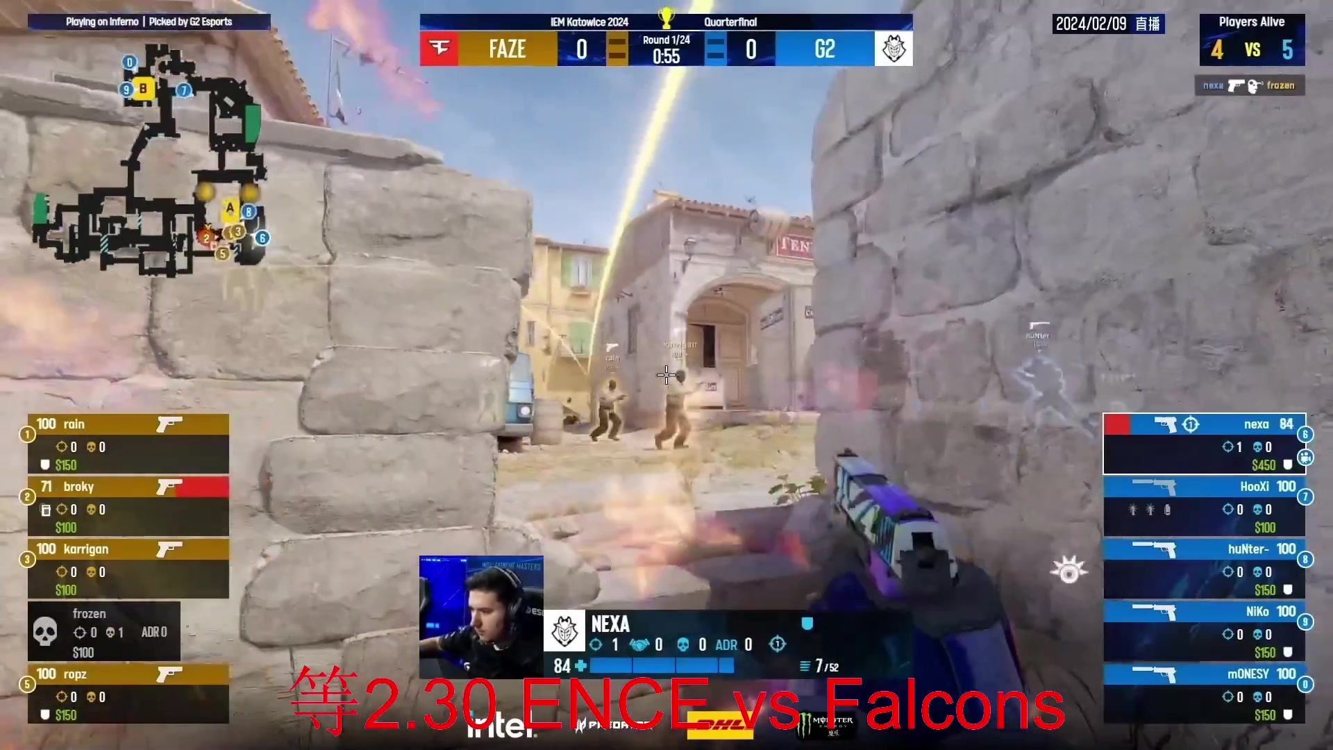 【2024-02-10 00点场】CSGO百岁三：双倍！新年快乐！ENCE vs FLC