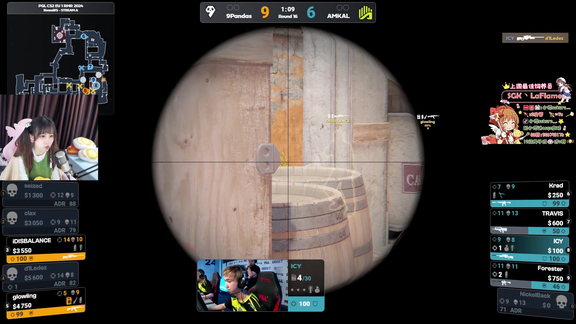 【2024-02-17 19点场】解说小樱sakura灬：【双倍】Major9熊猫VS AMKAL