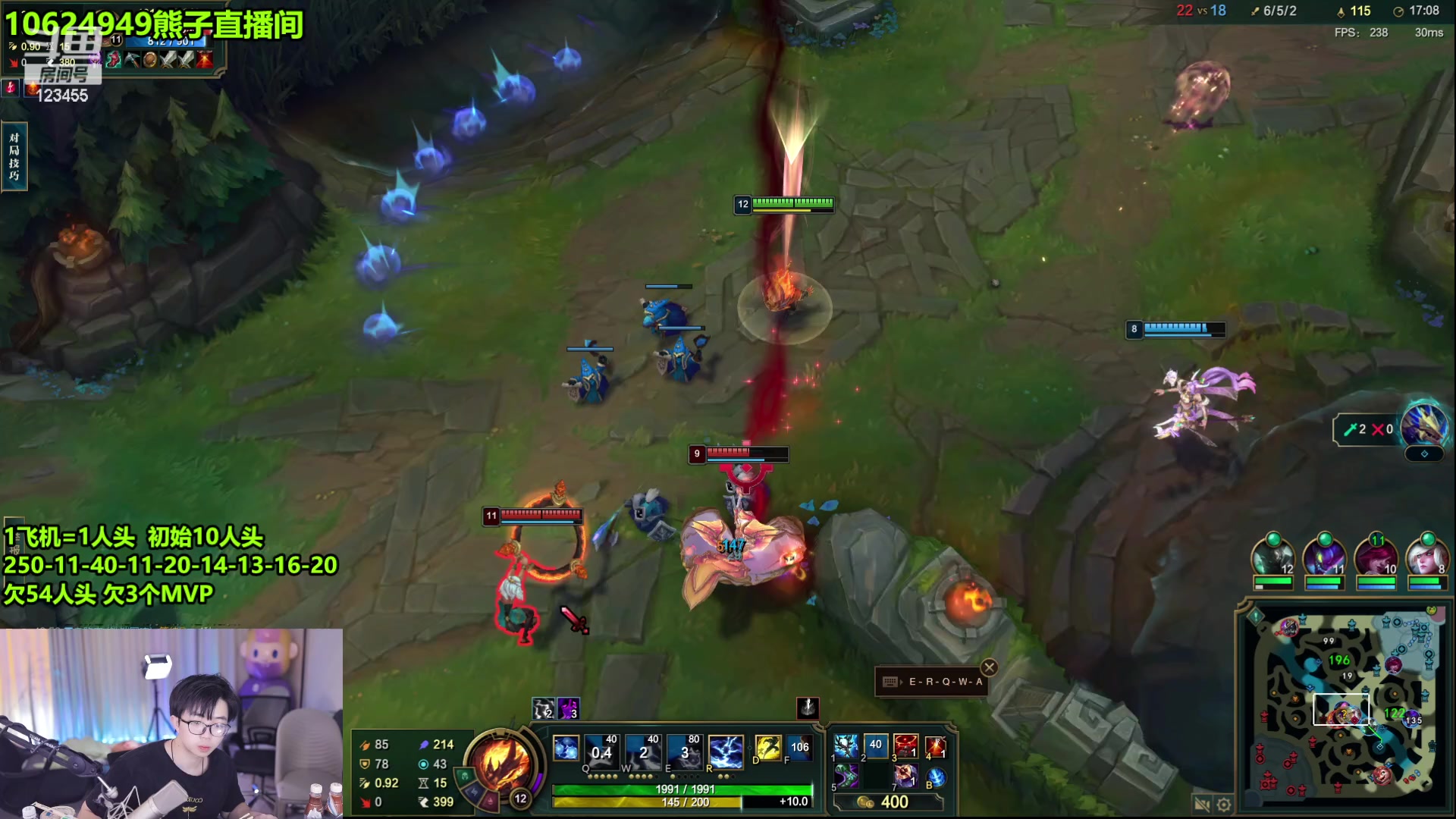 【2024-02-17 08点场】南波儿大魔王丶：人头挑战~不服来干！