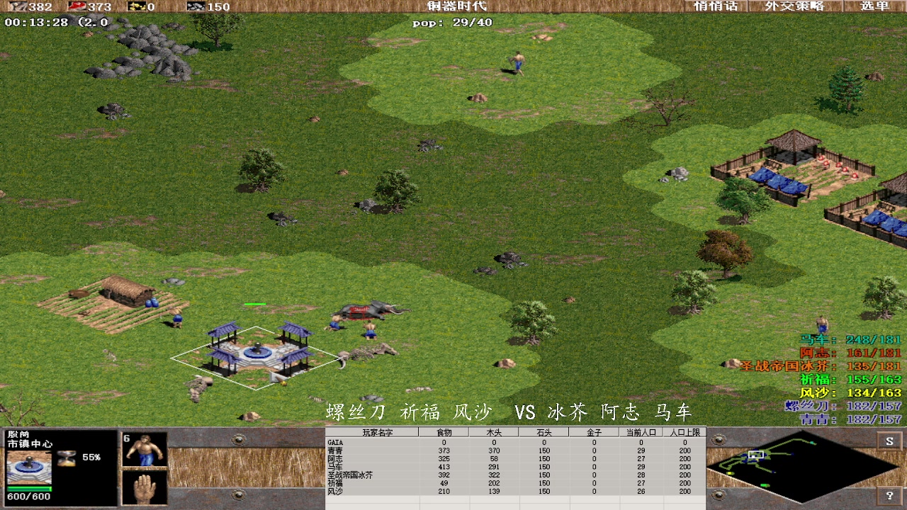 螺丝刀 祈福 风沙 2 VS 3 冰芥 阿志 马车