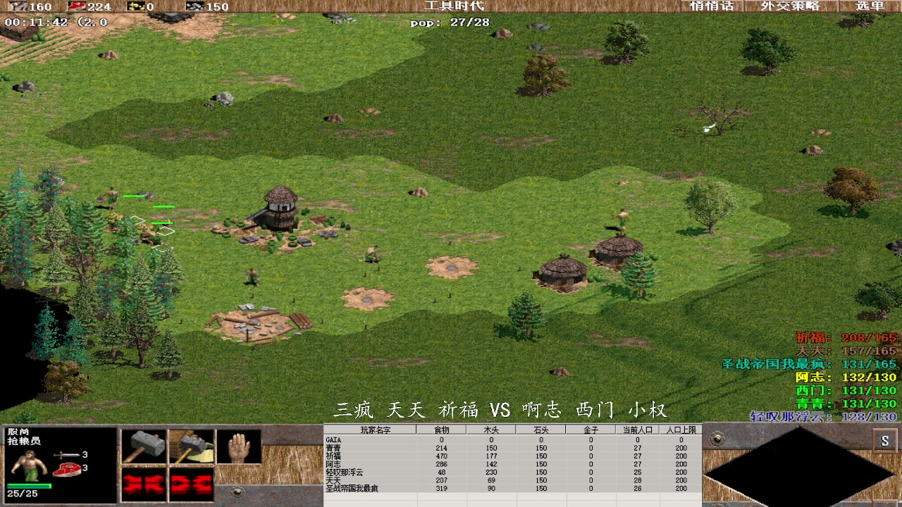 三疯 天天 祈福 3 VS 0 啊志 西门 小权