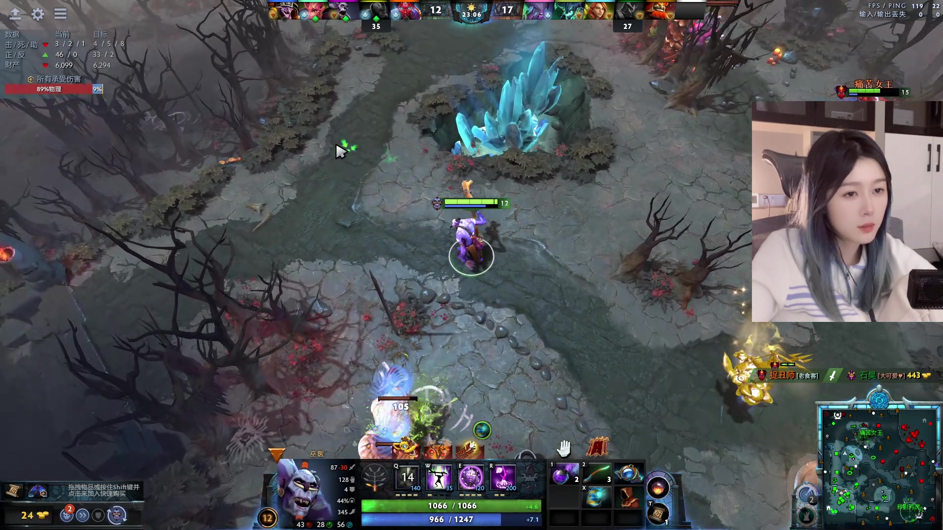 【2024-02-19 22点场】A妹A妹：【呆猪】新人主播