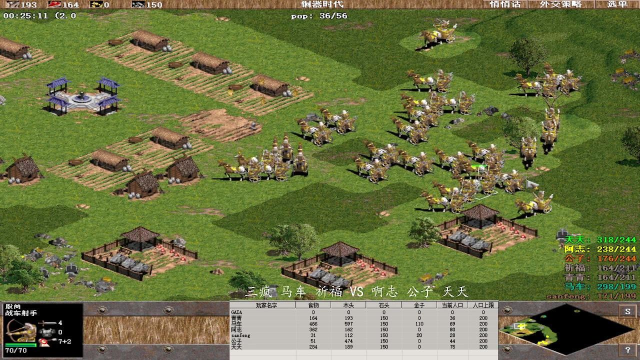 三疯 马车 祈福 0 VS 3 啊志 公子 天天