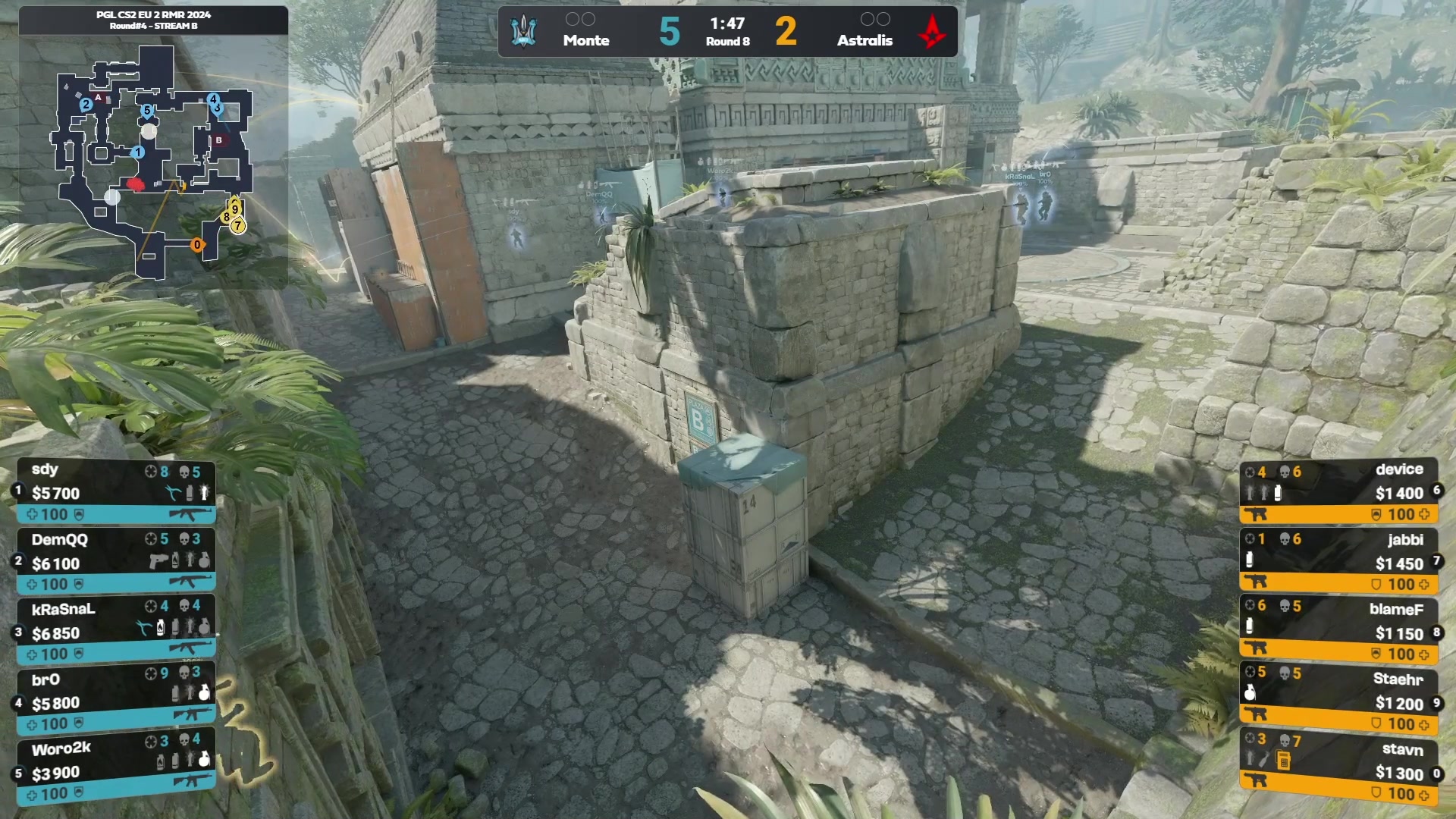 【2024-02-21 18点场】CSGO百岁三：欧洲RMR AST-Monte BO3