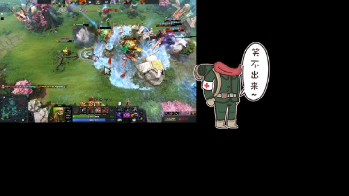 惨兮兮活久见DOTA2三号位屠夫帕吉遇见125三个菜逼，5号位巫医还是个巨婴，一直唧唧歪歪劣势不做眼憋a杖