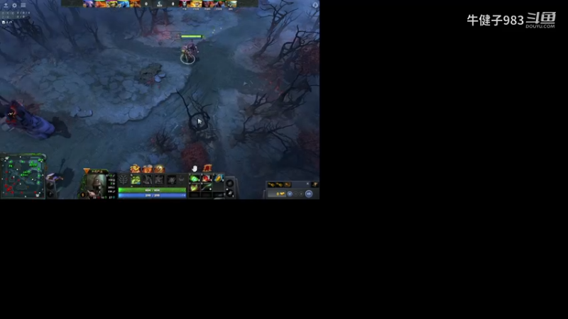 惨兮兮DOTA2四号位不朽尸王败北提名，感觉1号位敌法师没存在感啊