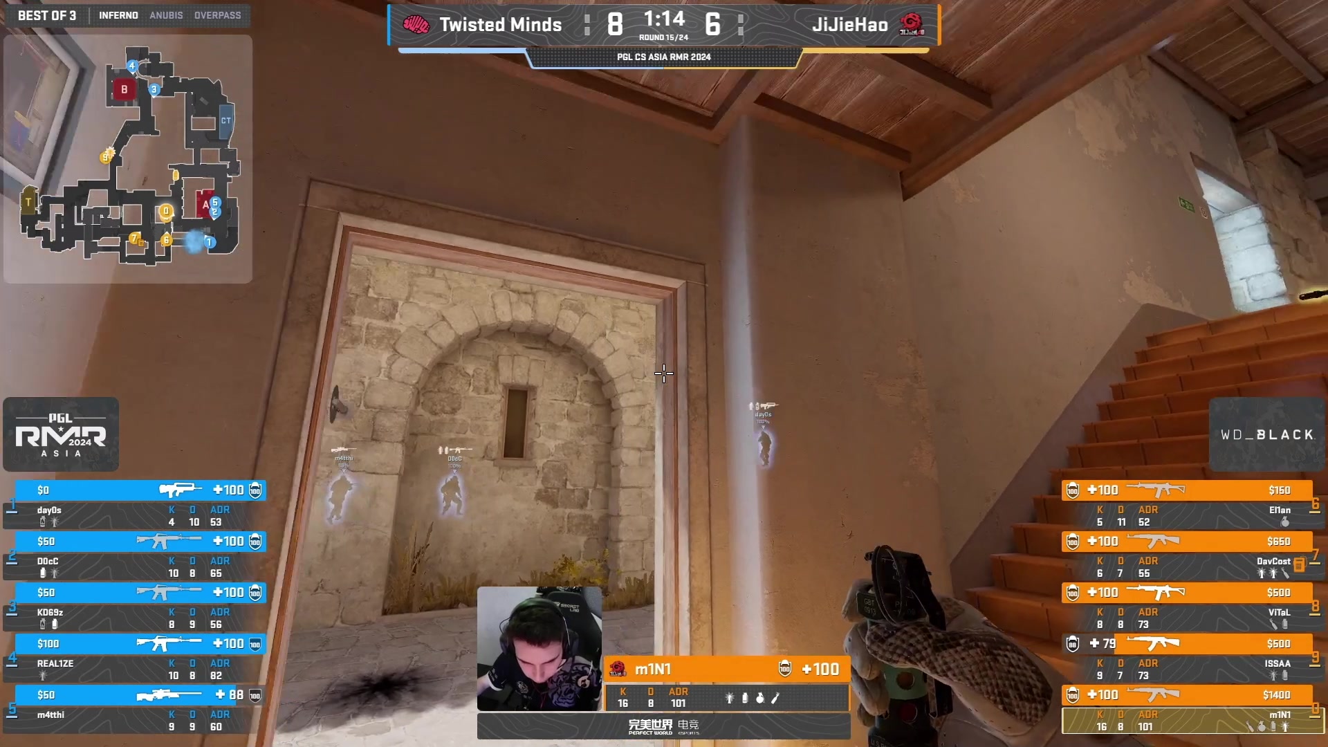 【2024-02-27 11点场】CSGO百岁三：双倍！亚洲区RMR 中国队冲啊！