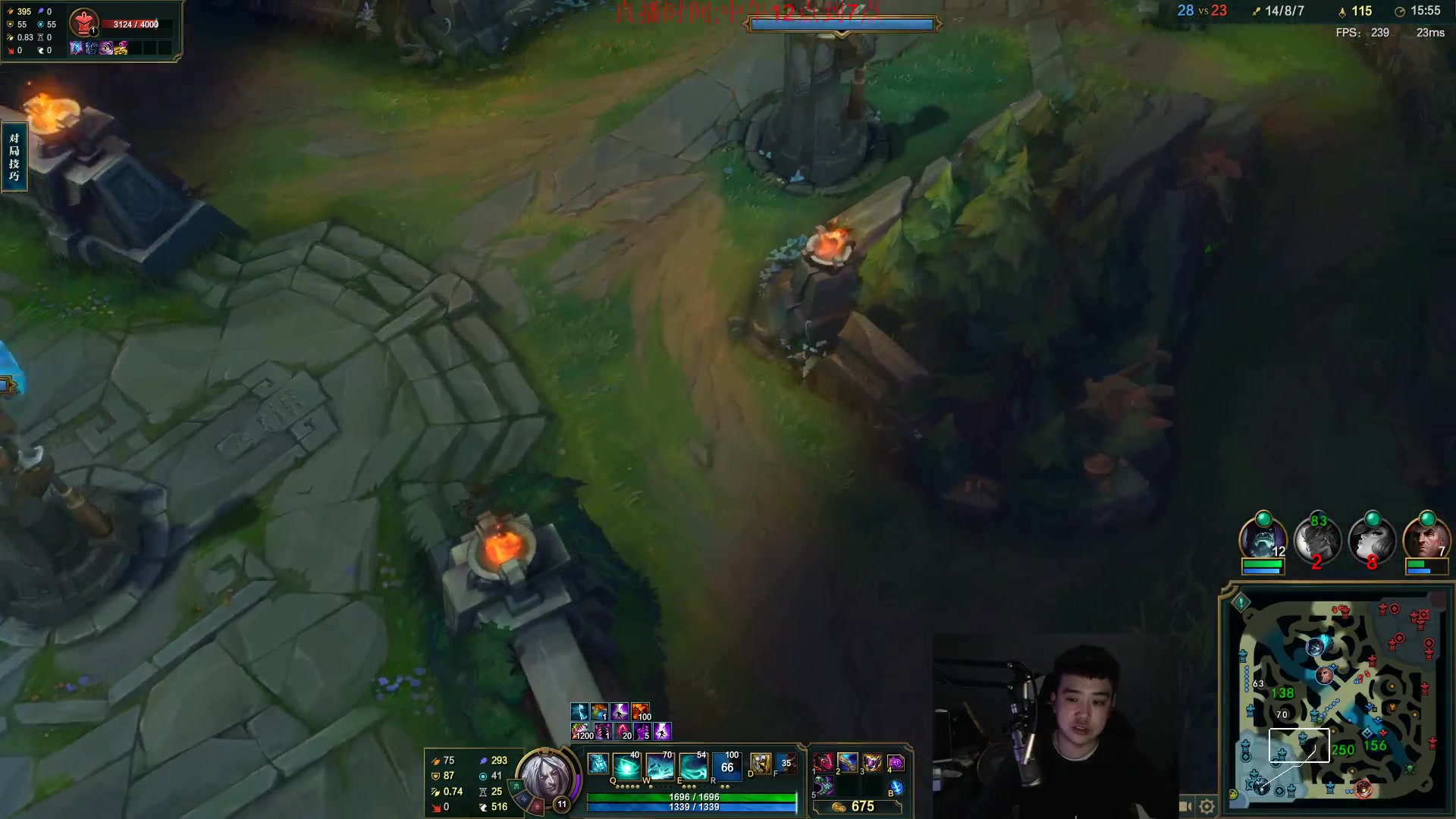 【2024-02-28 17点场】LOL丶摇摆：鱼人新出装教学.W1钻石大师乱杀