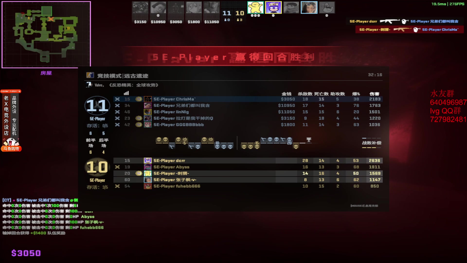 【2024-03-01 10点场】loveyou_qq：今天打打CS2