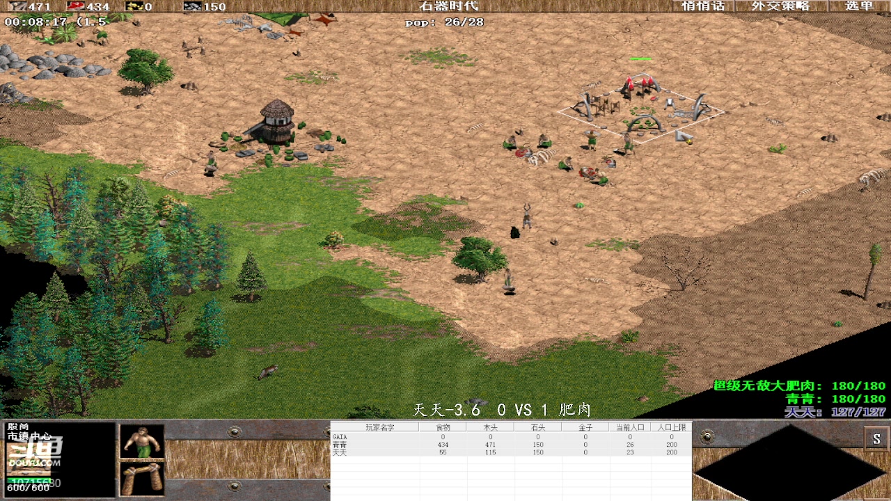 天天-3.6  3 VS 1 肥肉