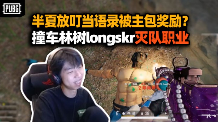 让你哆啦A梦！水友半夏循环播放叮当语录被XDD狠狠奖励 逮捕林树longskr一串四灭队职业不收徒！