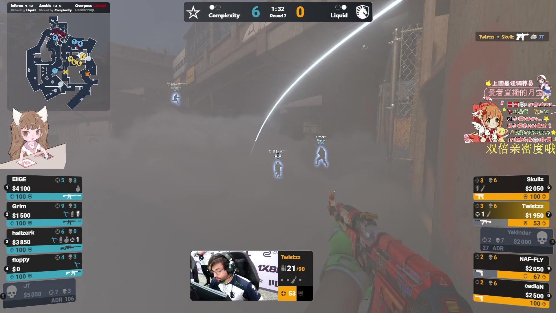 【2024-03-05 06点场】解说小樱sakura灬：【小樱】周二调休后面播blast比赛