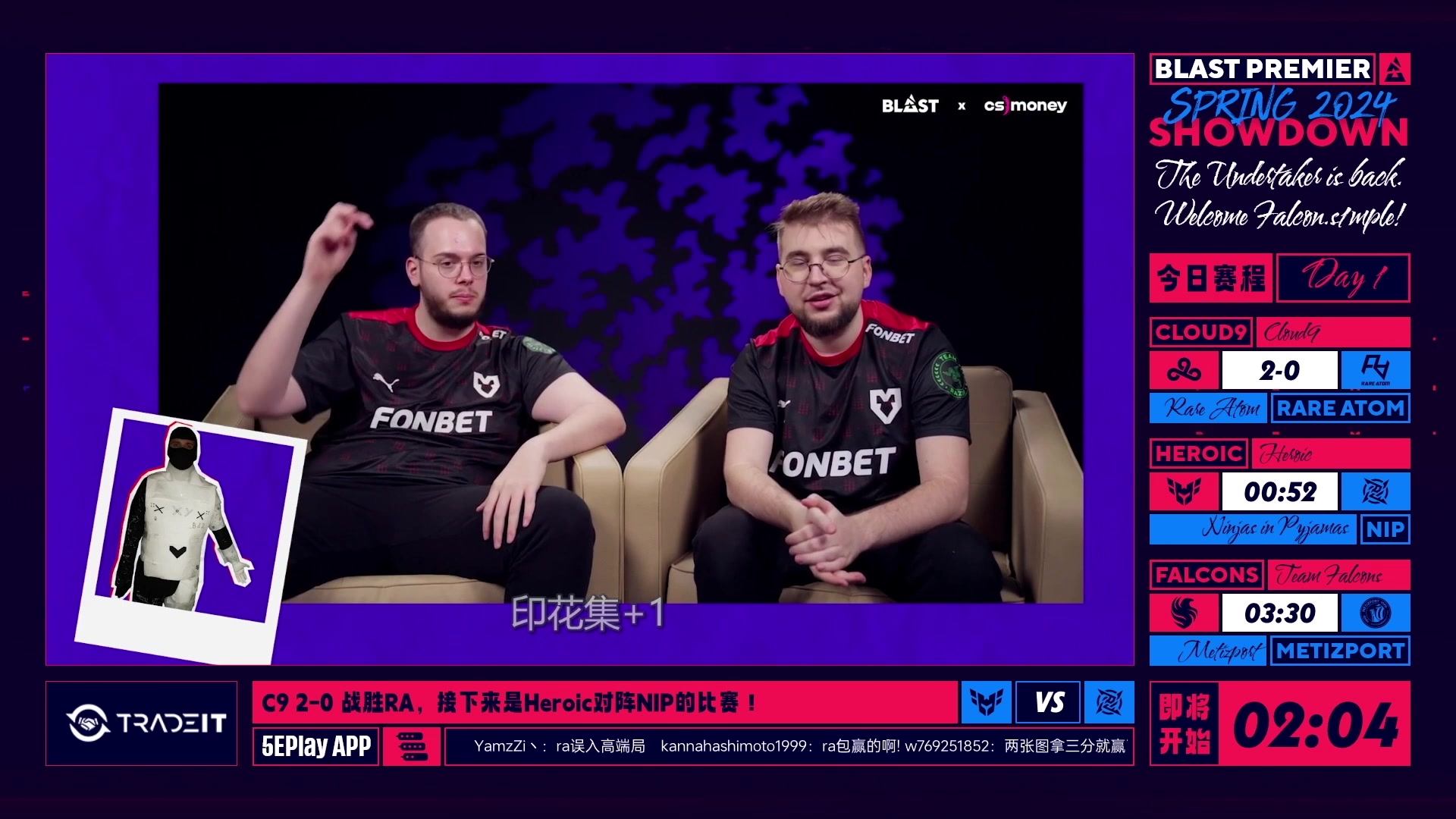 【2024-03-07 00点场】CSGO百岁三：双倍 Heroic vs NIP BO3