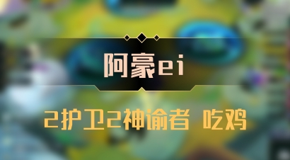 【阿豪ei】2护卫2神谕者 吃鸡