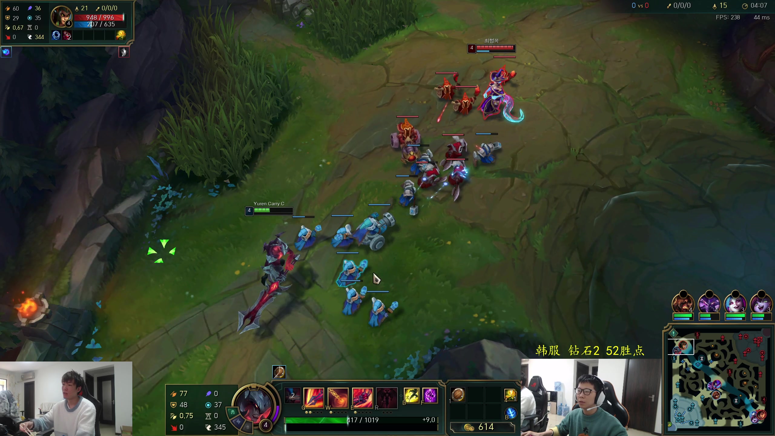 【2024-03-10 10点场】余小C真的很强：余小C：韩服从零单排冲王者！第十天！