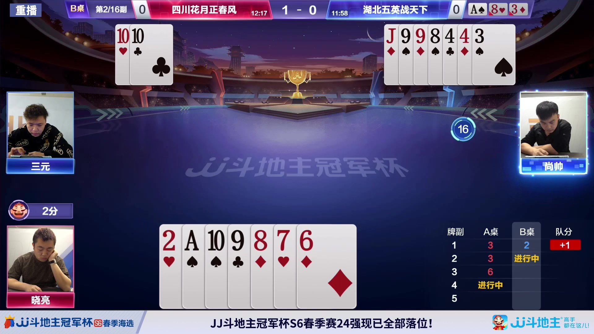 【2024-03-12 08点场】JJ斗地主官方：3.13 春季混团半决赛开启！