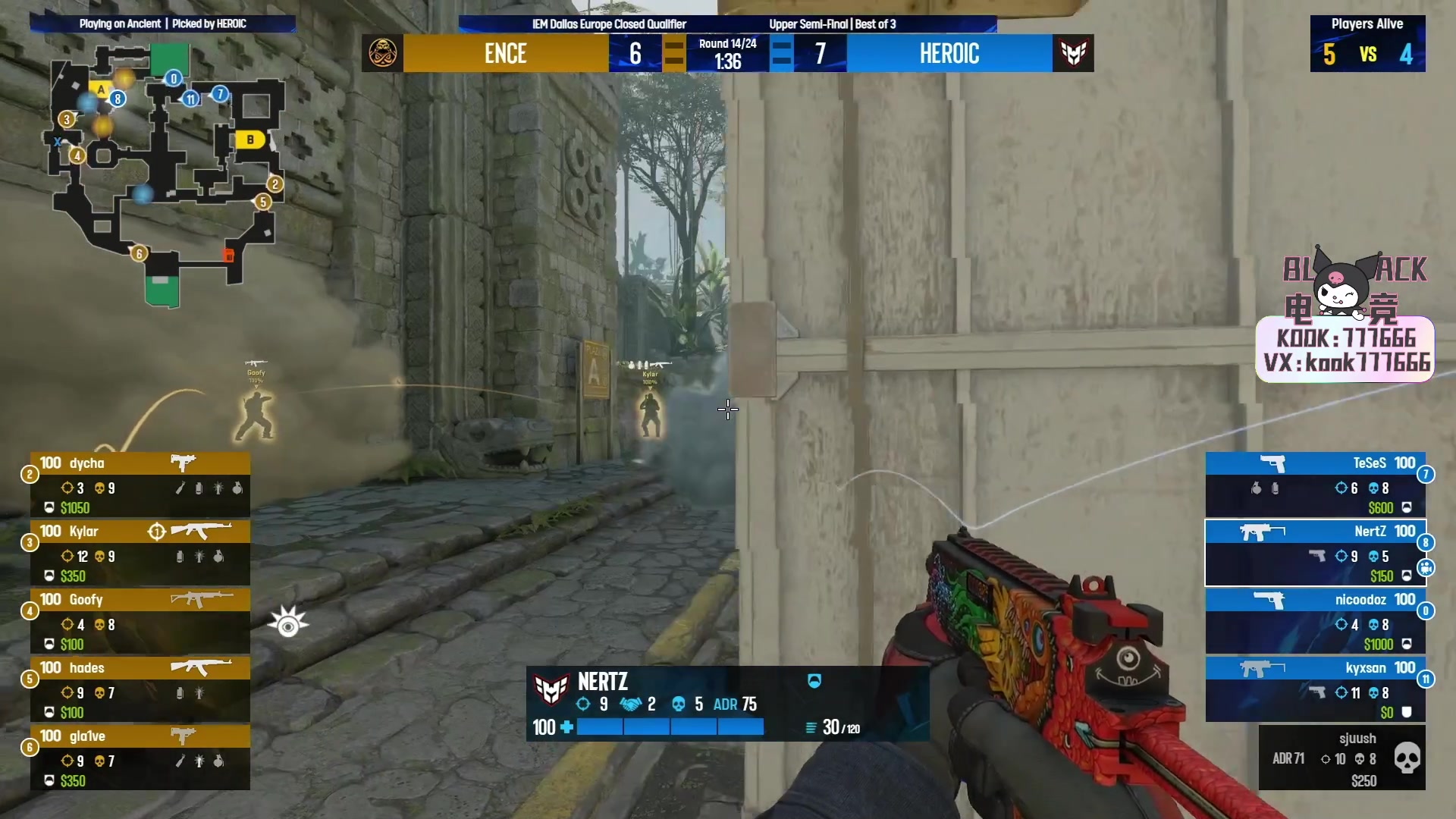 【2024-03-12 02点场】CSGO百岁三：双倍 ENCE vs Heroic