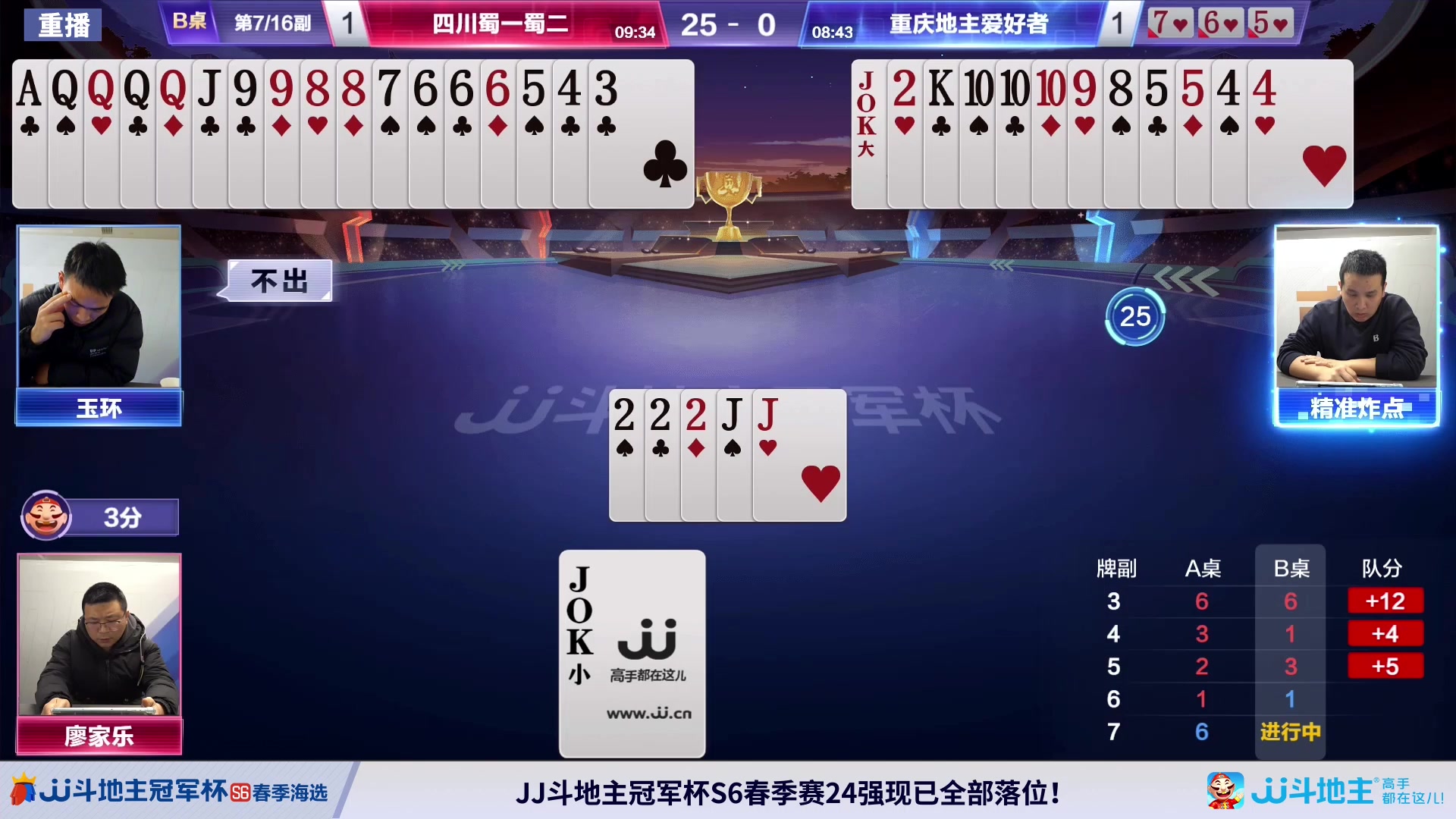 【2024-03-12 14点场】JJ斗地主官方：3.13 春季混团半决赛开启！