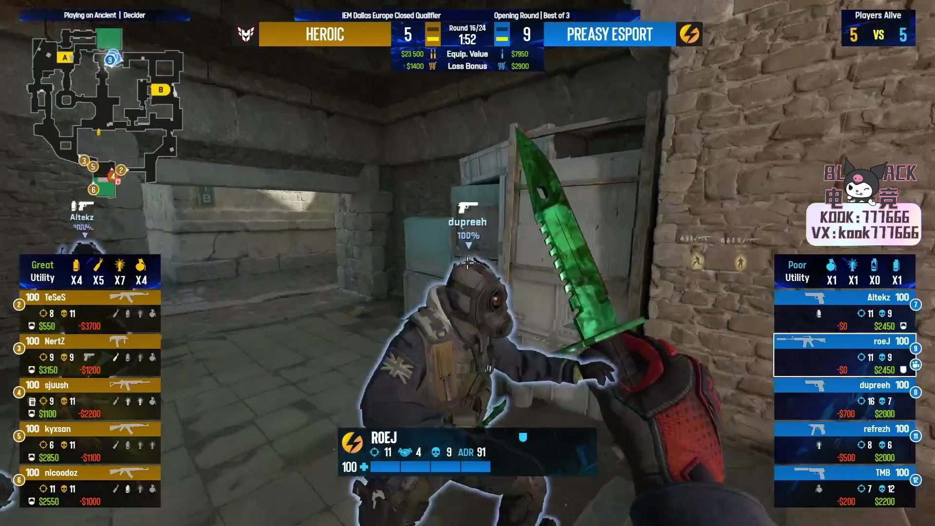 【2024-03-12 00点场】CSGO百岁三：双倍 ENCE vs Heroic