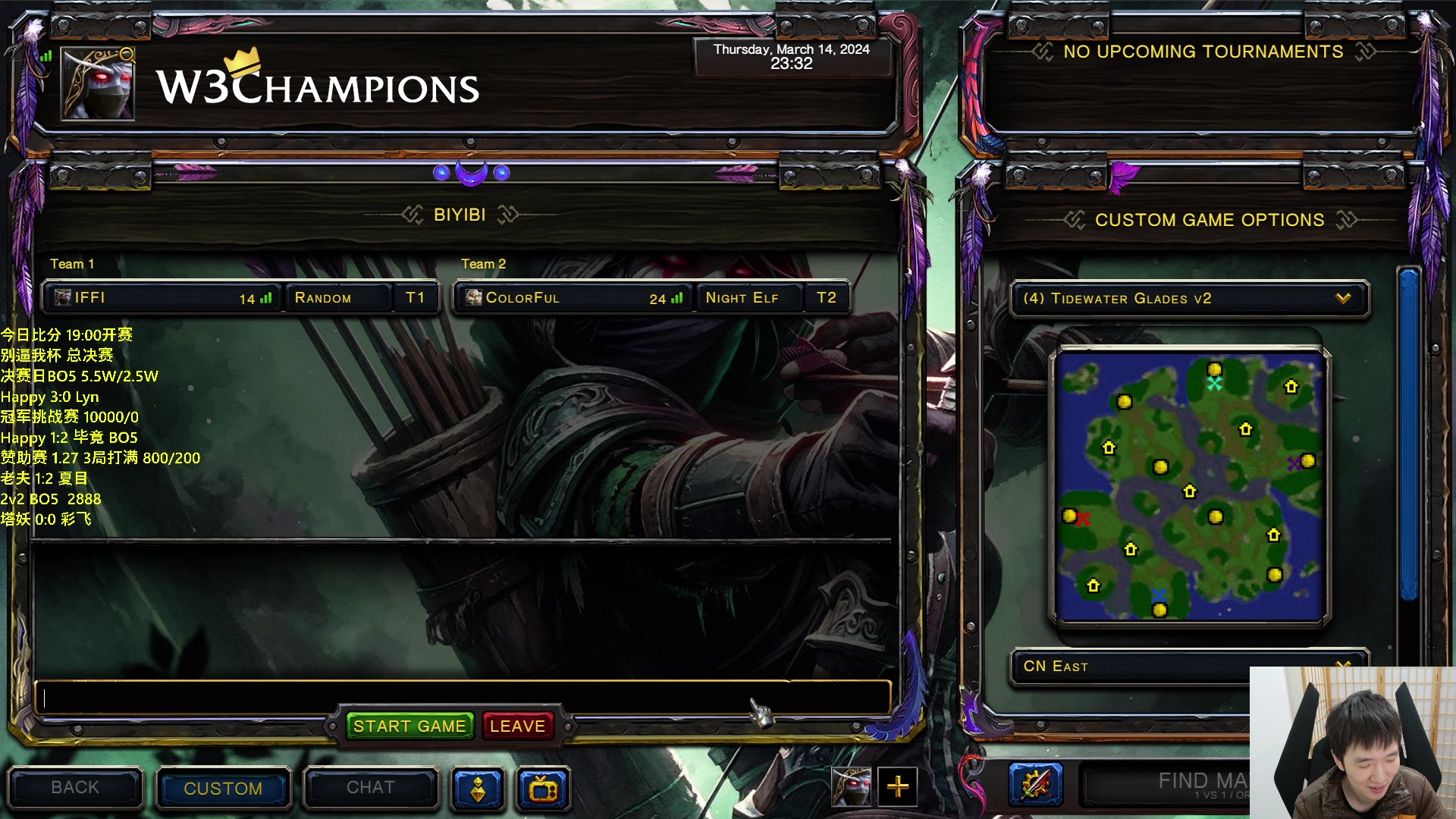 【2024-03-14 22点场】Infi小王：【直播】19:00开播别逼我决赛哈林大战