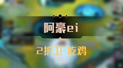 【阿豪ei】2护卫 吃鸡