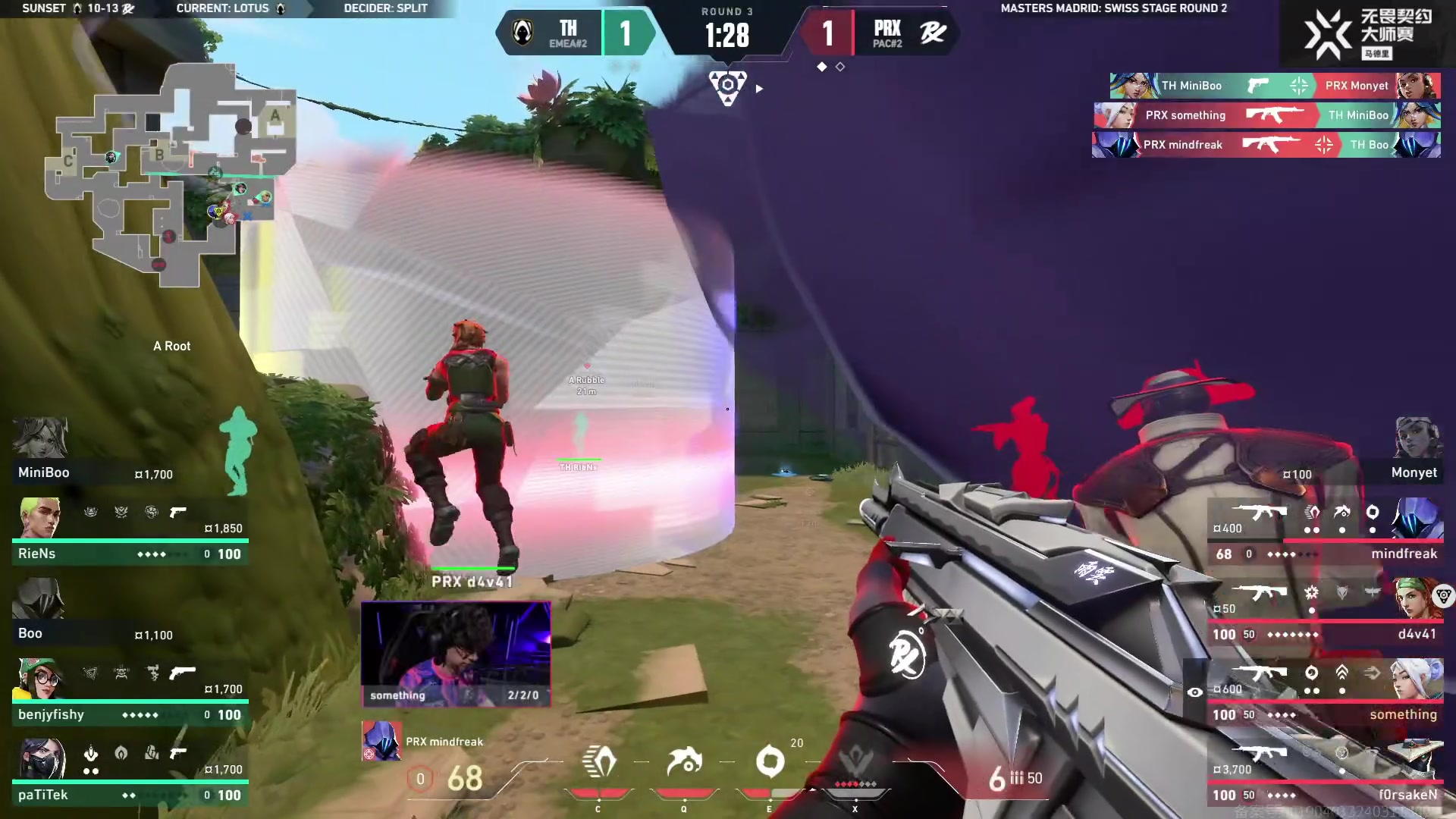 【2024-03-18 01点场】无畏契约赛事：直播丨TH vs PRX 生死战！