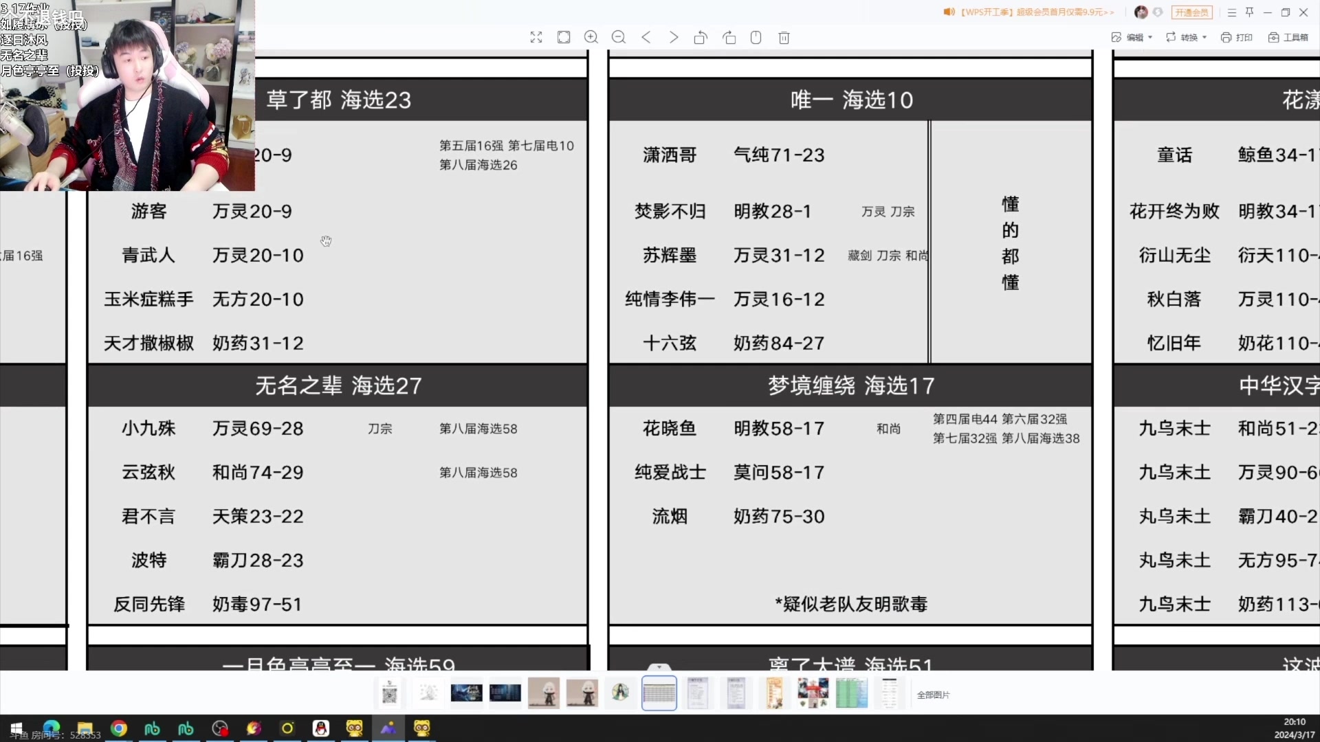 【2024-03-18 01点场】As童话话话：大师赛B1组比赛回放！