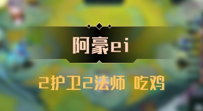 【阿豪ei】2护卫2法师 吃鸡