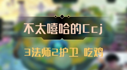 【不太嘻哈的Ccj】3法师2护卫 吃鸡
