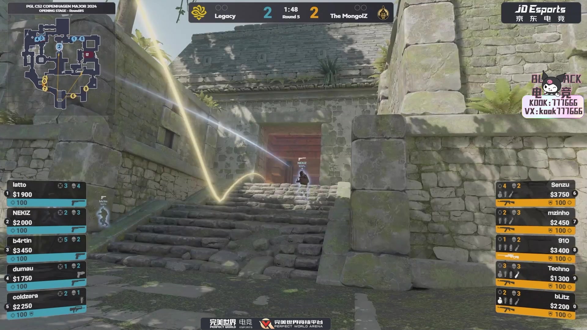 【2024-03-20 19点场】CSGO百岁三：Legacy vs 蒙古 BO3生死战