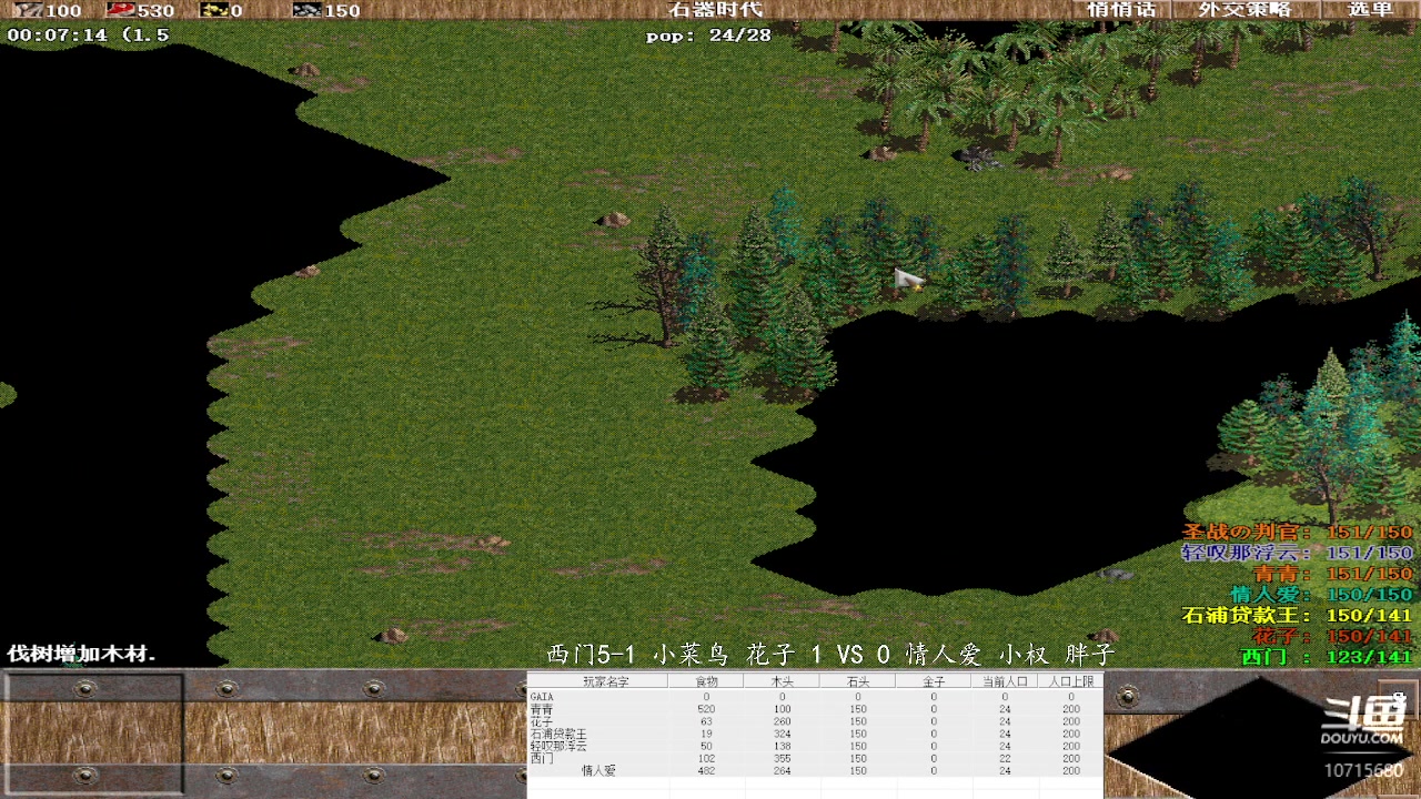 西门5-1 小菜鸟 花子 3 VS 2 情人爱 小权 胖子