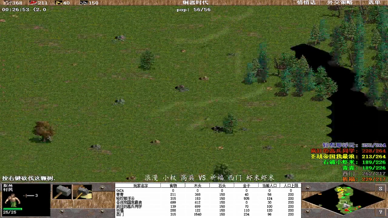 浪漫 小权 高兵 3 VS 0 祈福 西门 虾米虾米