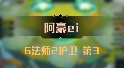 【阿豪ei】6法师2护卫 第3